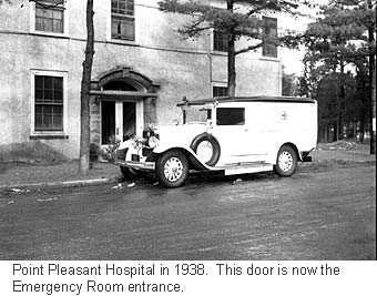Point Pleasant Hospital, 1938